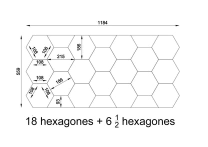 Carrelage Hexagonal Canyon Grigio 3 - Blanche Matériaux Nobles